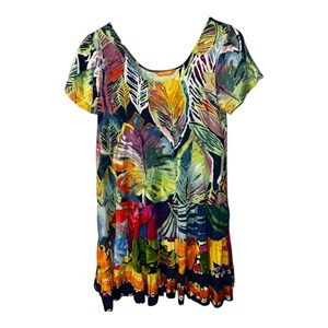 Jams World Capri Hattie XS Dress Hawaii Peplum